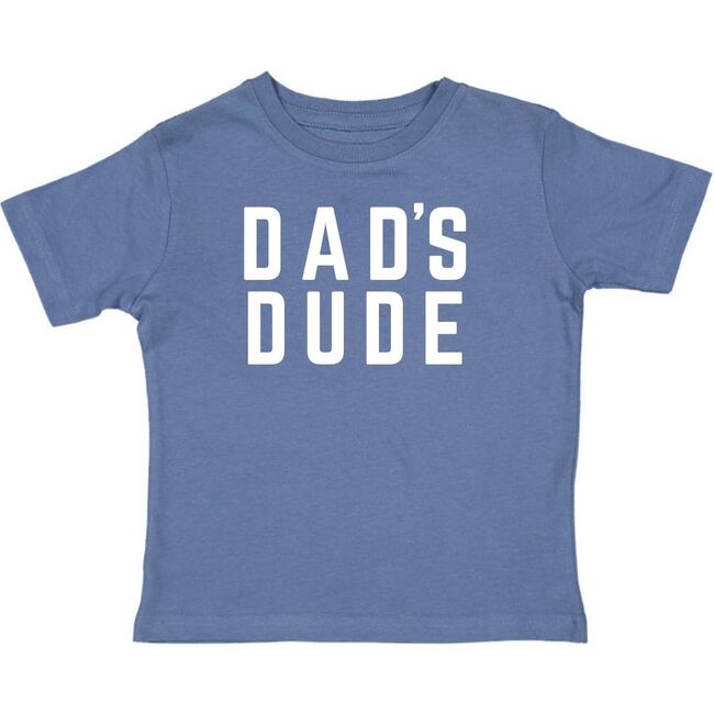 Dad's Dude S/S Shirt, Indigo - T-Shirts - 1
