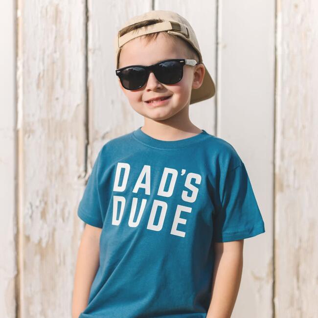 Dad's Dude S/S Shirt, Indigo - T-Shirts - 2