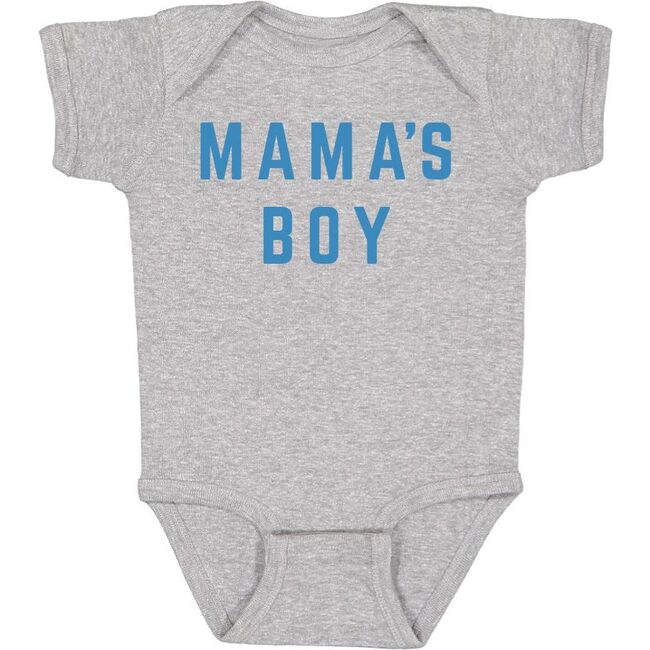 Mama's Boy S/S Bodysuit, Gray