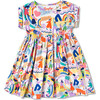 Rolled Sleeve Cuffed Short Sleeve Dress, Activism - Dresses - 1 - thumbnail