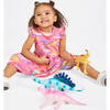 Ruffle Sleeve Above Knee Dress, Paleontology - Dresses - 3