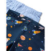 Biker Pull-On Print And Solid Shorts, Space Exploration (Pack of 2) - Shorts - 2