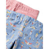 Biker Pull-On Print And Solid Shorts, Entomology (Pack of 2) - Shorts - 2