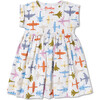Rolled Sleeve Cuffed Short Sleeve Dress, Aviation - Dresses - 1 - thumbnail