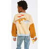Embroidered Drop Shoulder Bomber Jacket, Paleontology - Jackets - 4 - thumbnail