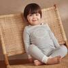 Snoozy Pajamas Set With Elasticated Cuffs, Blush Stripe - Pajamas - 2