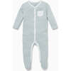 Sleepsuit With Front Opening, White - Rompers - 1 - thumbnail