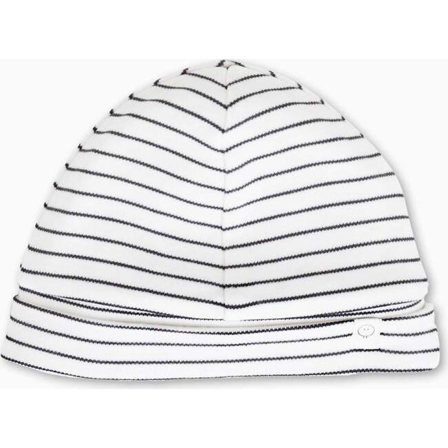 Roll-Up Hat, Grey Stripe