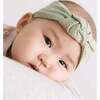 Ribbed Headband With Knot, Sky - Hair Accessories - 2
