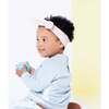 Headband With Bow, Grey Stripe - Hair Accessories - 2