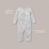Front Opening Snap Romper, Blue Stripe - Rompers - 2