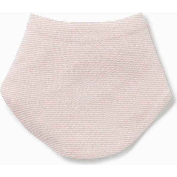 Double-Ply Bandana Style Milk Bib, Blue Stripe - Bibs - 3