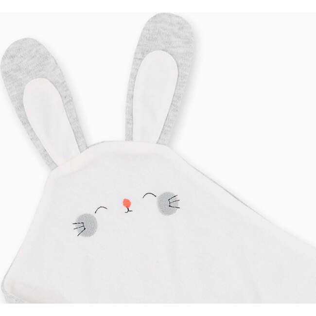Bunny Comforter With Loop Attachment, Grey Marl - Plush - 4