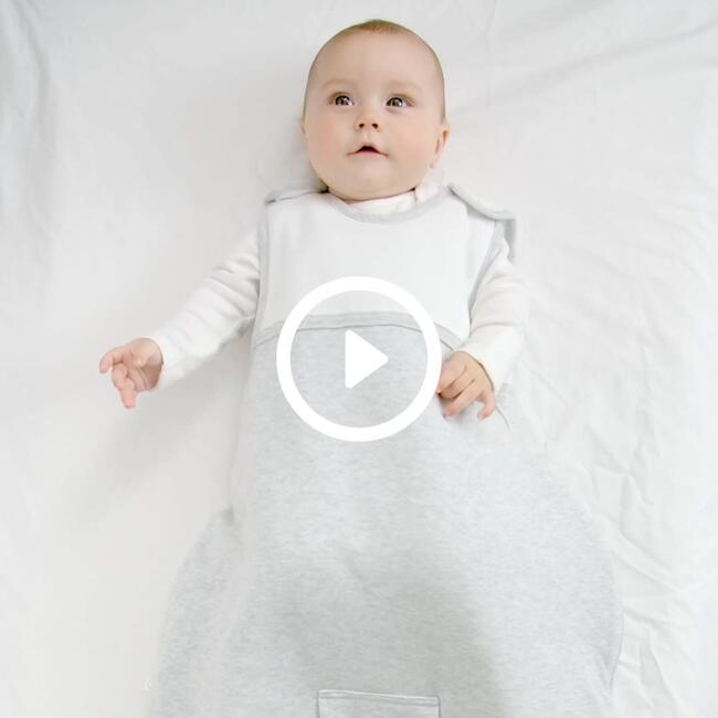 Ribbed Clever Sleeping Sack 1.5 TOG, Sky And Mint - Sleep Sacks - 3