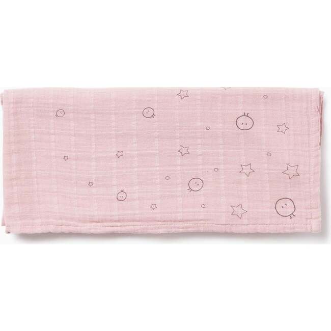 Muslin Large Swaddle, Pink - Swaddles - 2