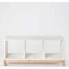 Cubby Bench, White - Storage - 1 - thumbnail