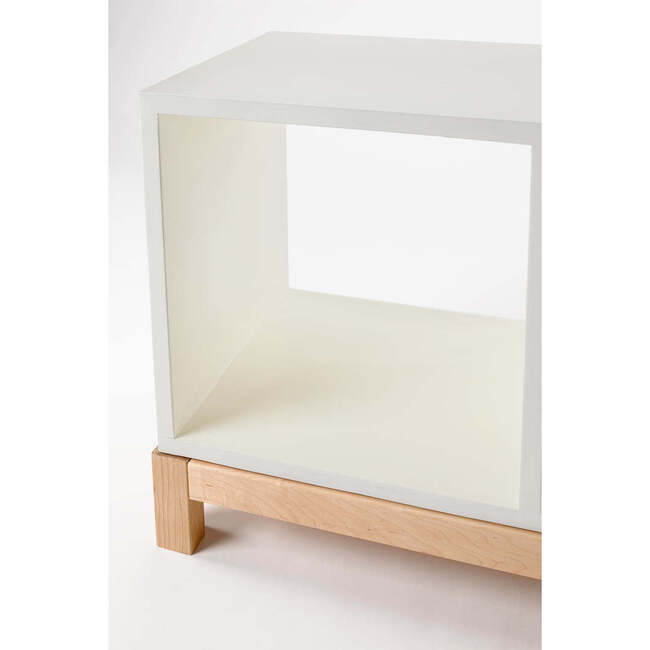Cubby Bench, White - Storage - 3