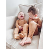 2-in-1 Romper And Footie 2-in-1 Romper And Footie Convertible Pajama, Cinnamon - Footie Pajamas - 2