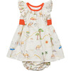 Edie Baby Ruffle Sleeve Party Dress, Oasis - Dresses - 1 - thumbnail