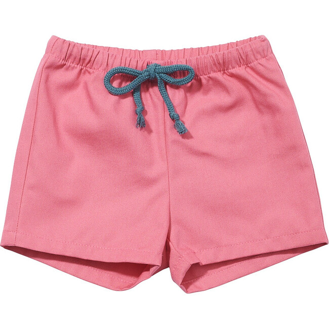 Bingo Baby Contrast Cord Piped Pocket Shorts, Pink