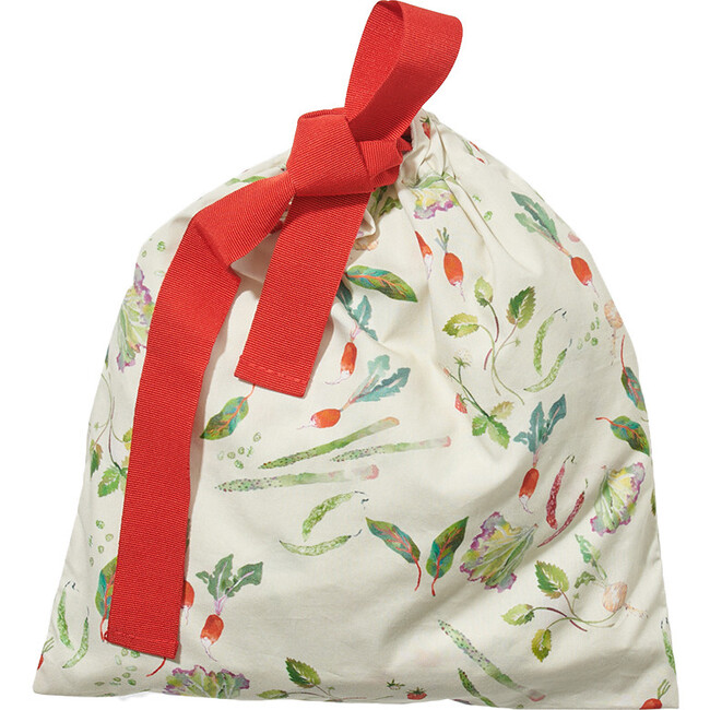 Printed Cotton Elastic Corner Crib Sheet, Eat Your Greens - Crib Sheets - 5