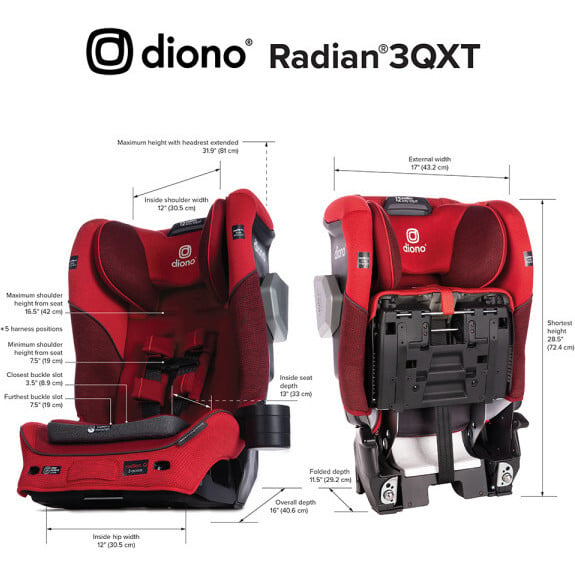 Radian 3QXT Car Seat - Red Cherry - Car Seat Accessories - 5