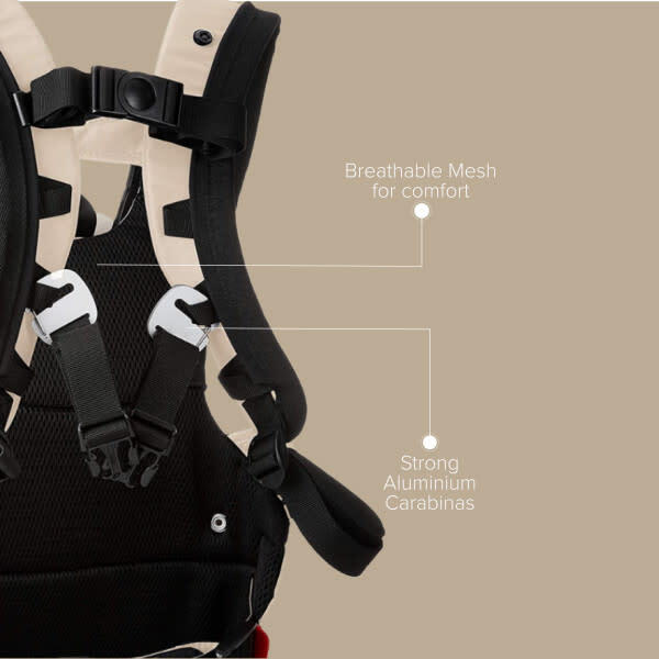Carus Essentials 3-in-1 Baby Carrier - Sand - Carriers - 4