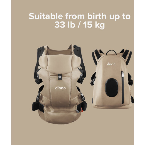Carus Complete 4-in-1 Baby Carrier - Sand - Carriers - 2