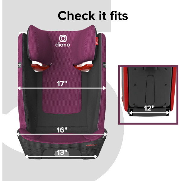 Monterey 5 iST FixSafe Booster Seat - Purple Plum - Booster Seats - 2