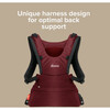 Carus Essentials 3-in-1 Baby Carrier - Red - Carriers - 3