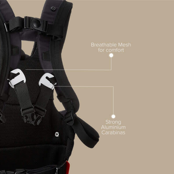 Carus Essentials 3-in-1 Baby Carrier - Black - Carriers - 5