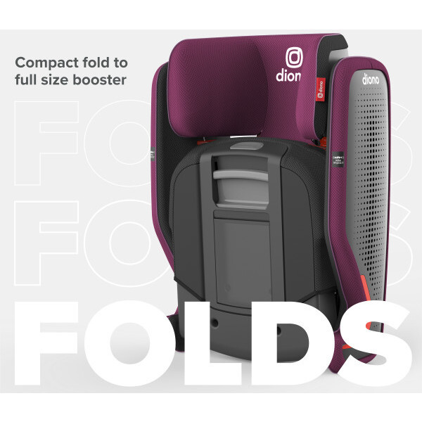 Monterey 5 iST FixSafe Booster Seat - Purple Plum - Booster Seats - 4