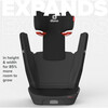 Monterey 5 iST FixSafe Booster Seat - Black Jet - Booster Seats - 4