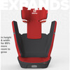 Monterey 5 iST FixSafe Booster Seat - Red Cherry - Booster Seats - 4