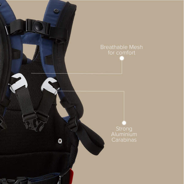 Carus Essentials 3-in-1 Baby Carrier - Navy - Carriers - 5
