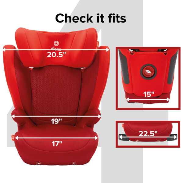 Monterey 4DXT Booster Seat - Red - Booster Seats - 3