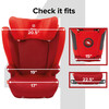 Monterey 4DXT Booster Seat - Red - Booster Seats - 3
