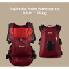 Carus Complete 4-in-1 Baby Carrier - Red - Carriers - 2