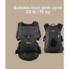Carus Complete 4-in-1 Baby Carrier  - Grey Dark - Carriers - 2