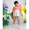 Swiggly Half And Half Swirly Print Shirt, Pink And White - Shirts - 2