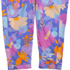 Daffy Unisex Floral Print Short Sleeve Jumpsuit, Purple - Jumpsuits - 8 - thumbnail