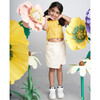 Wonder Wander Top And Skort Co-Ord Set, Yellow And Cream - Mixed Apparel Set - 3