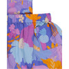 Daffy Floral Print Shirt And Shorts Co-Ord Set, Purple - Mixed Apparel Set - 6