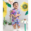 Daffy Floral Print Shirt And Shorts Co-Ord Set, Purple - Mixed Apparel Set - 7
