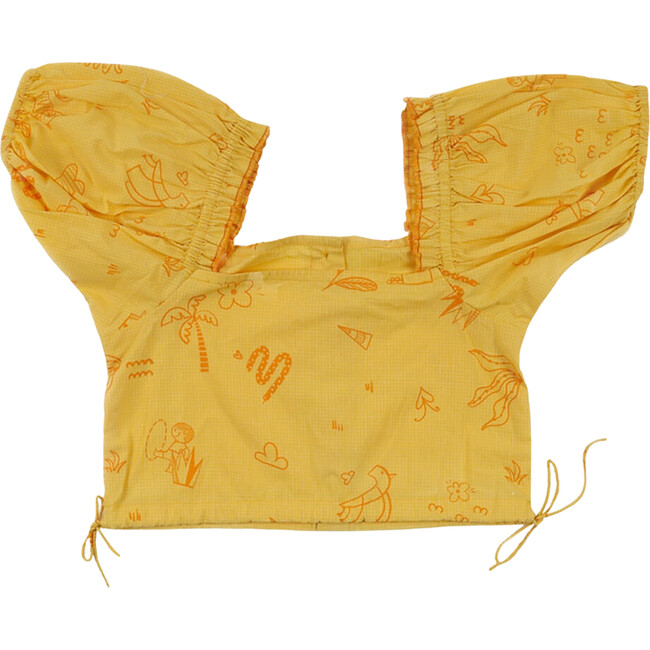 Wonder Wander Top And Skort Co-Ord Set, Yellow And Cream - Mixed Apparel Set - 5