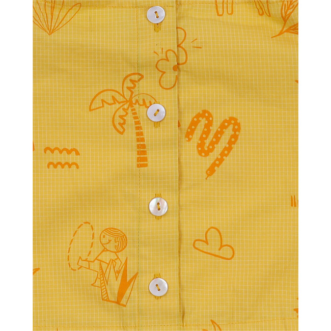 Wonder Wander Top And Skort Co-Ord Set, Yellow And Cream - Mixed Apparel Set - 7