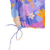 Daffy Floral Print Puffy Sleeve Co-Ord Set, Purple - Mixed Apparel Set - 8 - thumbnail