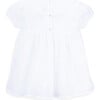 Etta Round Ruffled Collar Short Sleeve Dress, Pearl - Dresses - 1 - thumbnail