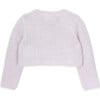 Page Baby Knit Long Sleeve Buttoned Cropped Cardigan, Whitecap Blend - Cardigans - 3