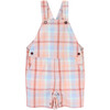 Sam Twill Adjustable Strap Butoned Side Open Overalls, Moonrise Checks - Overalls - 1 - thumbnail
